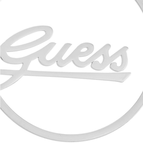 Half hoop small tortoiseshell earrings by Guess. - Picture 5 of 9